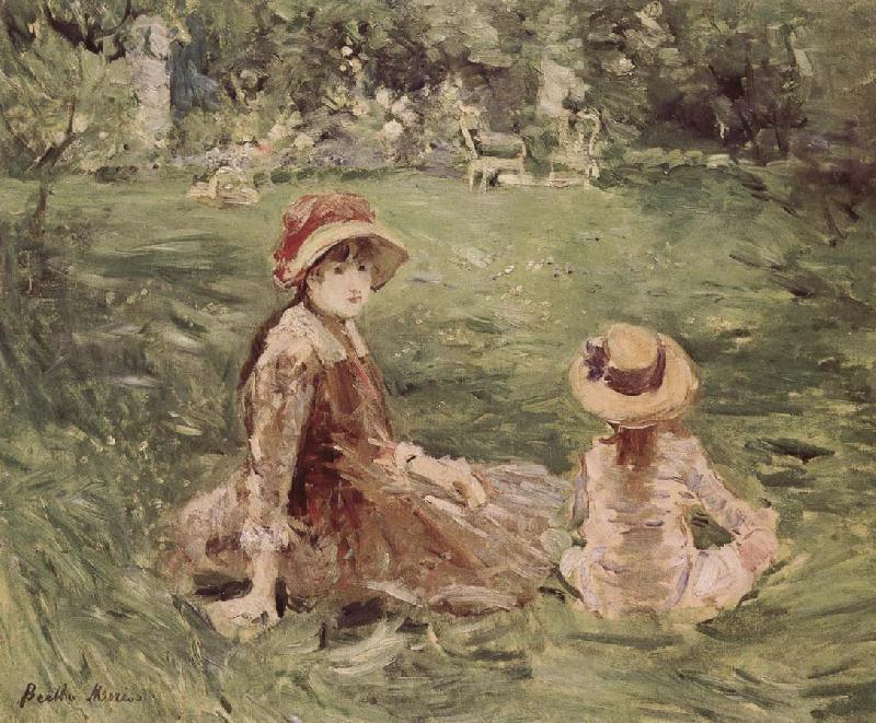Berthe Morisot In the Moliketer-s garden Spain oil painting art